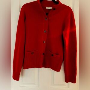 ORVIS Women’s XS Cashmere Button Sweater  Cardigan Pockets soft